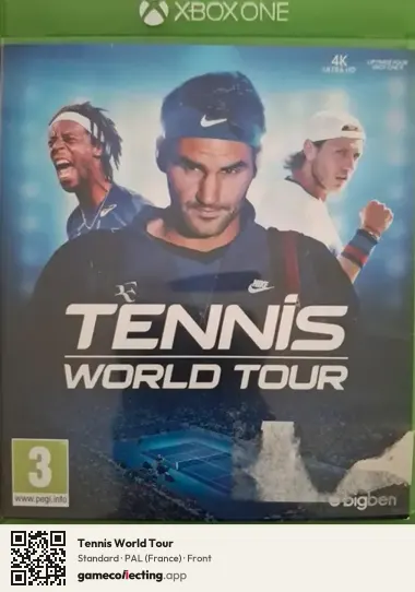 Tennis World Tour Xbox One, France box front