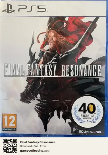 Final Fantasy Resonance PlayStation 5, PAL box front