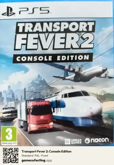 Transport Fever 2: Console Edition PlayStation 5, PAL box front
