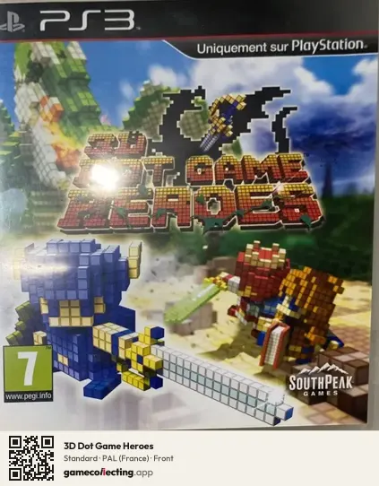 3D Dot Game Heroes PlayStation 3, France box front