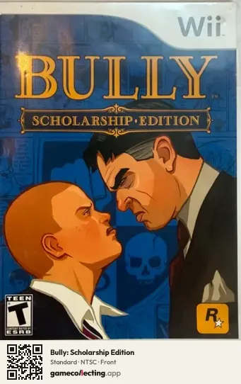 Bully: Scholarship Edition Nintendo Wii, NTSC box front