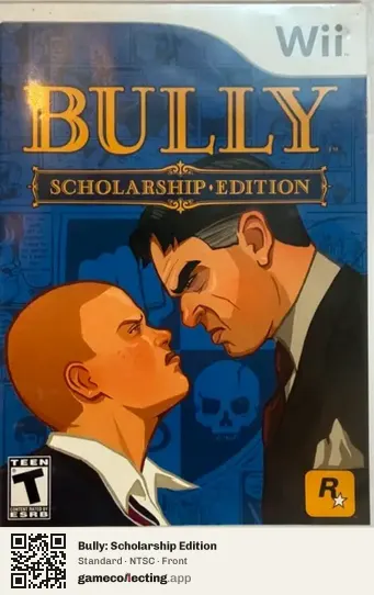 Bully: Scholarship Edition Nintendo Wii, NTSC box front