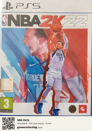 NBA 2K22 PlayStation 5, Germany box front