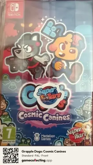 Grapple Dogs: Cosmic Canines Nintendo Switch, PAL box front