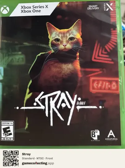Stray Xbox Series X, NTSC box front