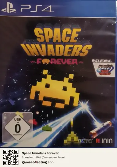 Space Invaders Forever PlayStation 4, Germany box front
