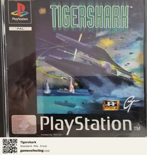 Tigershark PlayStation, PAL box front