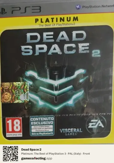 Dead Space 2 PlayStation 3, Italy box front