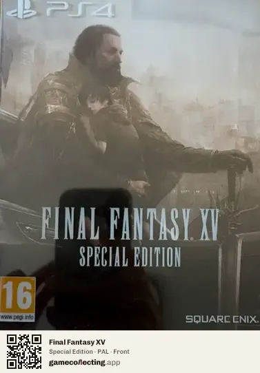 Final Fantasy XV PlayStation 4, PAL box front