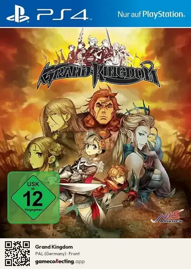 Grand Kingdom PlayStation 4, Germany box front