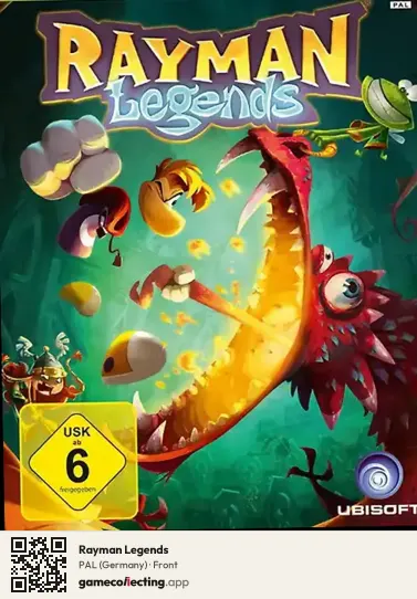 Rayman Legends Xbox 360, Germany box front