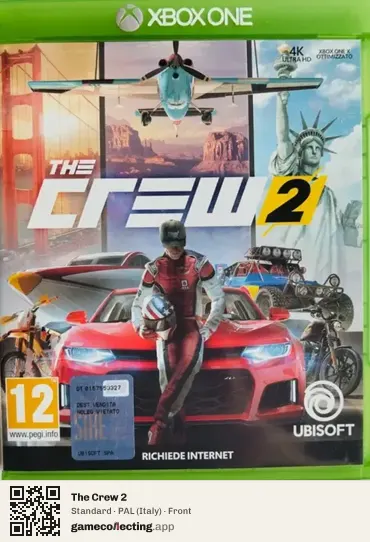 The Crew 2 Xbox One, Italy box front