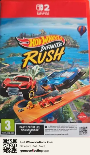 Hot Wheels Infinite Rush Nintendo Switch 2, PAL box front