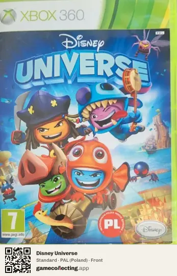 Disney Universe Xbox 360, Poland box front