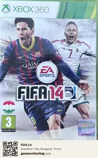 FIFA 14 Xbox 360, Hungary box front