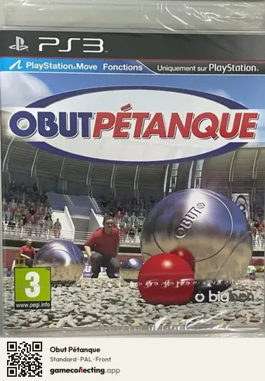 Obut Pétanque PlayStation 3, PAL box front