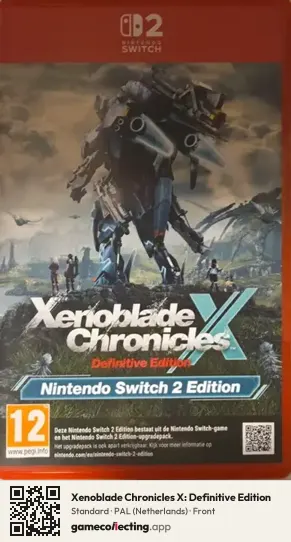 Xenoblade Chronicles X: Definitive Edition Nintendo Switch 2, Netherlands box front