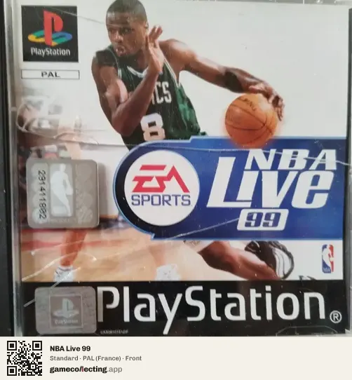 NBA Live 99 PlayStation, France box front
