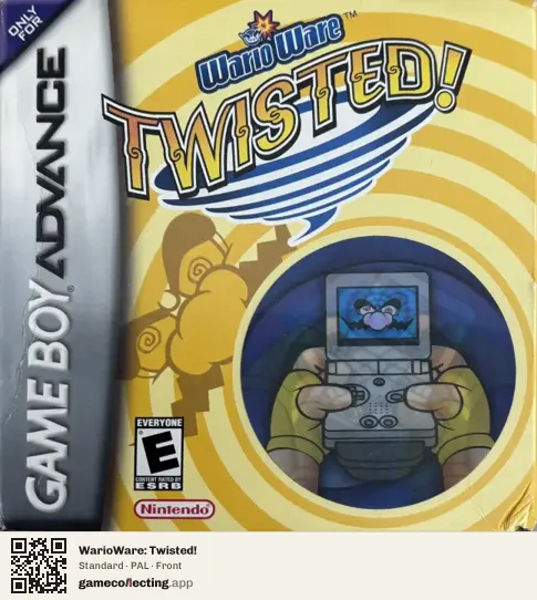 WarioWare: Twisted! Game Boy Advance, PAL box front