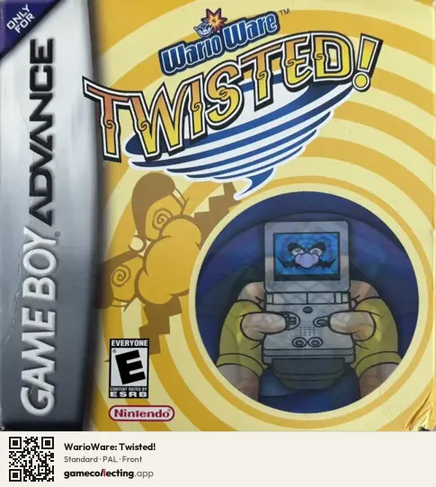 WarioWare: Twisted! Game Boy Advance, PAL box front
