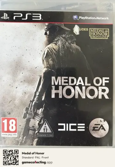 Medal of Honor PlayStation 3, PAL box front