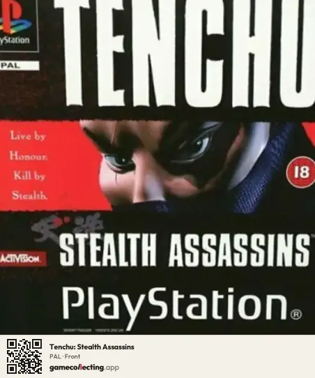 Tenchu: Stealth Assassins PlayStation, PAL box front