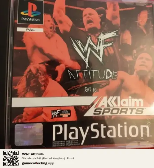 WWF Attitude PlayStation, United Kingdom box front