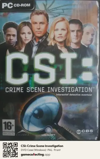 CSI: Crime Scene Investigation Computer, PAL box front