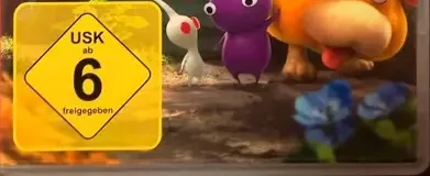 Pikmin 4, the USK square on its front