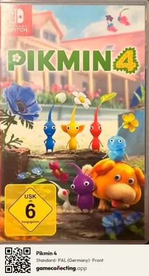 Pikmin 4 Nintendo Switch, Germany box front