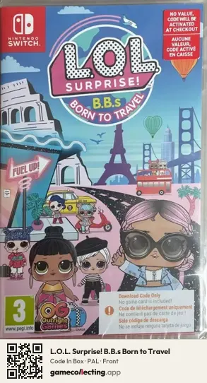 L.O.L. Surprise! B.B.s Born to Travel Nintendo Switch, PAL box front