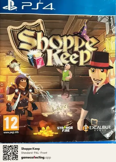 Shoppe Keep PlayStation 4, PAL box front