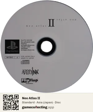 Neo Atlas II PlayStation, Asia disc