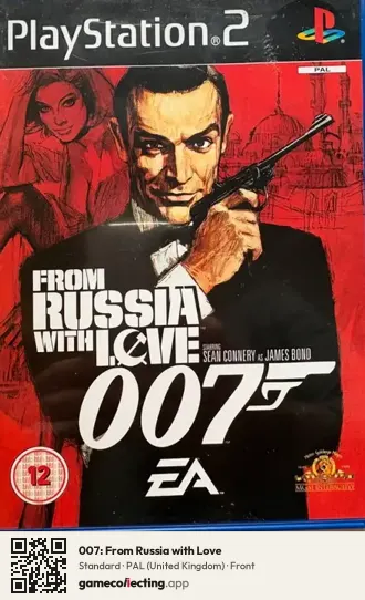 007: From Russia with Love PlayStation 2, United Kingdom box front