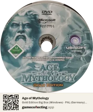 Age of Mythology Computer, PAL disc