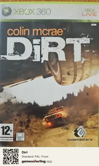Dirt Xbox 360, PAL box front