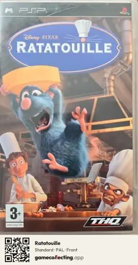 Ratatouille PlayStation Portable, PAL box front