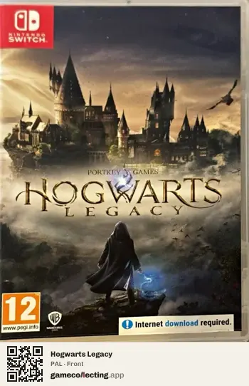 Hogwarts Legacy Nintendo Switch, PAL box front