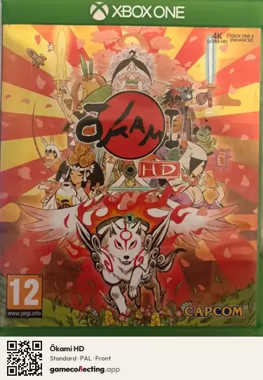 Ōkami HD Xbox One, PAL box front