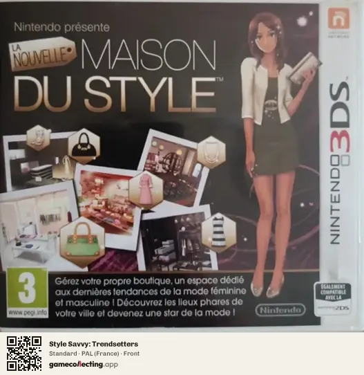 Style Savvy: Trendsetters Nintendo 3DS, France box front