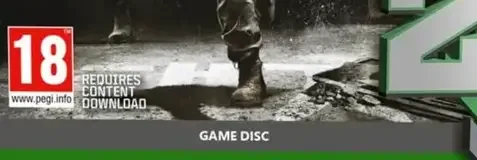 Call of Duty: Modern Warfare 4, the PEGI square on its front