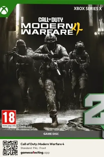 Call of Duty: Modern Warfare 4 Xbox Series X, PAL box front