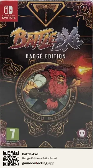 Battle Axe Nintendo Switch, PAL box front