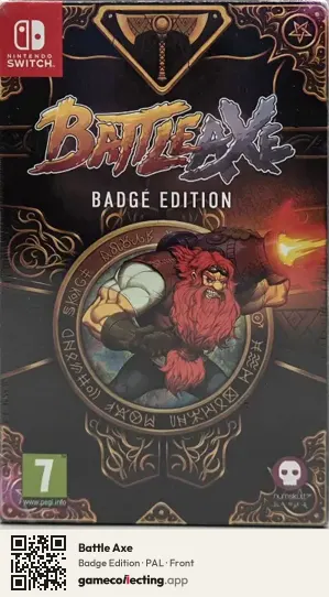 Battle Axe Nintendo Switch, PAL box front