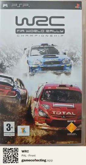 WRC PlayStation Portable, PAL box front