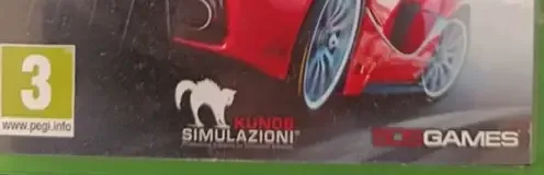 Assetto Corsa, the USK square on its front