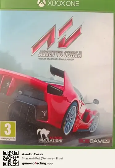 Assetto Corsa Xbox One, Germany box front