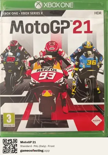 MotoGP 21 Xbox One, Italy box front