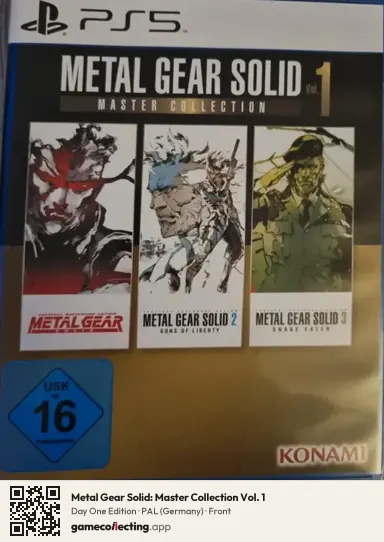 Metal Gear Solid: Master Collection Vol. 1 PlayStation 5, Germany box front