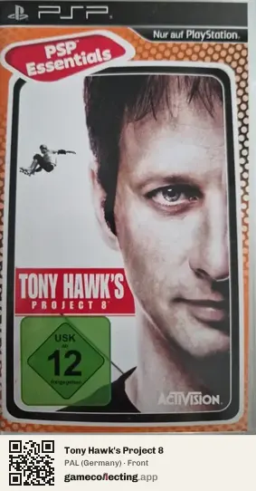 Tony Hawk's Project 8 PlayStation Portable, Germany box front